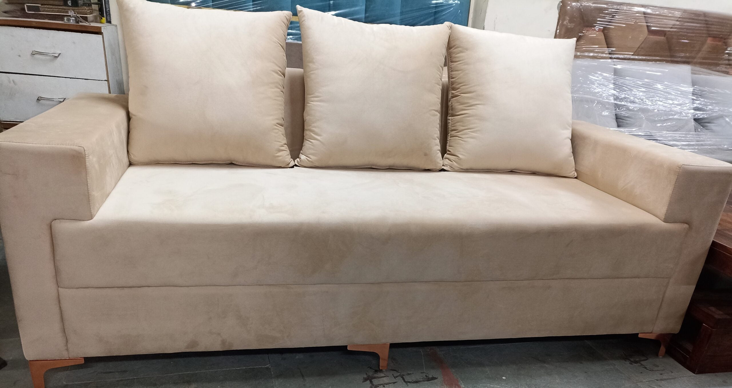 Cushion sofa three seat