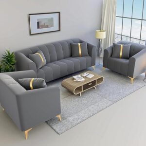 Wooden heavy sofa set solid