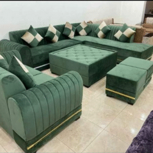 Luxury Sofa Swing with Round Handle & Elegant Lining Design