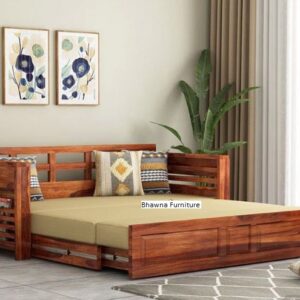 Wooden Sofa Cum Bed