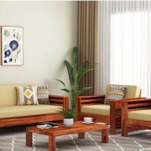 Wooden Designer Sofa Set 3+1+1