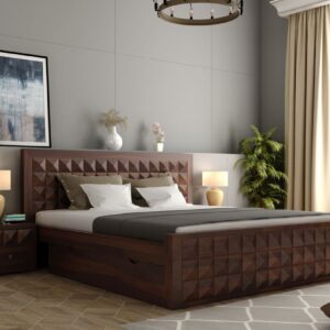 Dimond Design Double Bed with Storage Seesam