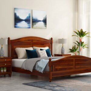 Wooden Without Storage D Style Seesam Wood