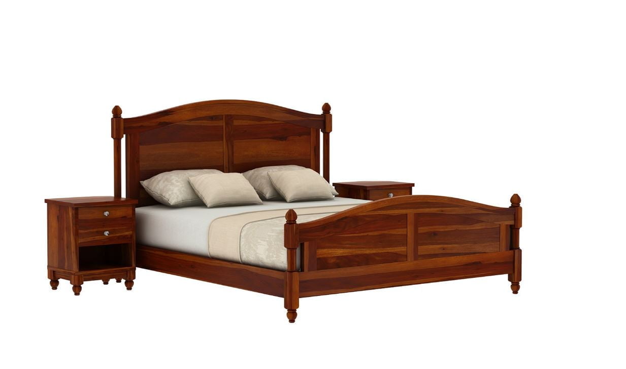 Wooden Without Storage D Style Seesam Wood - Image 2