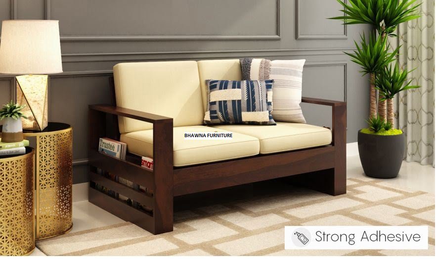 Wooden King Style Sofa Set 5 Seater - Image 3