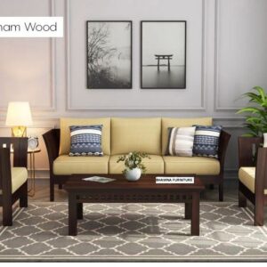 Wooden Designer Sofa Set 5 Seater