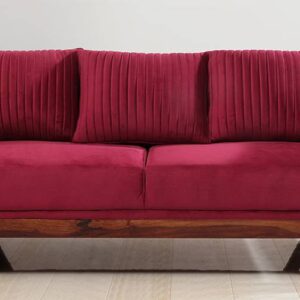 Seesam Wooden sofa with cushion