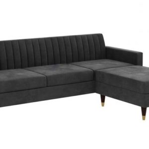 High back Sofa with golden leg