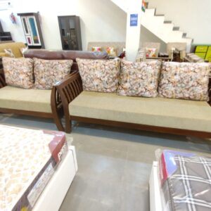 Teek Wood Designer Sofa Set 5-Seater