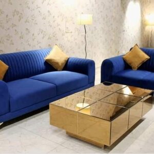 sofa set 5 seater in covered