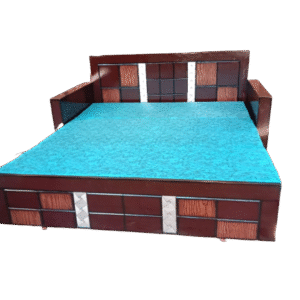 Sofa-Cum-bed With Storage Brown Color