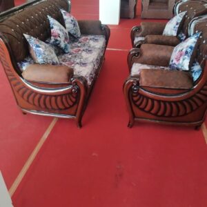 Chair Side Curved Design in Wooden