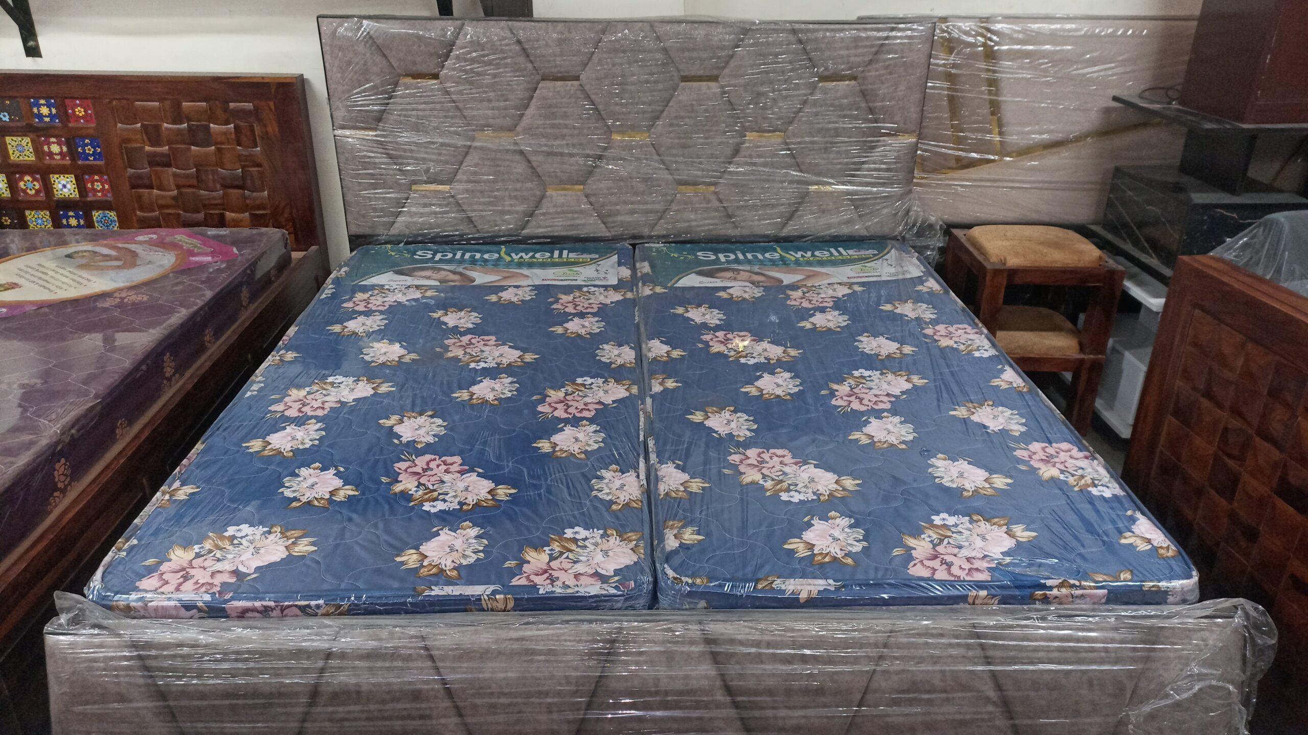 Upholstery Double bed In Cushions