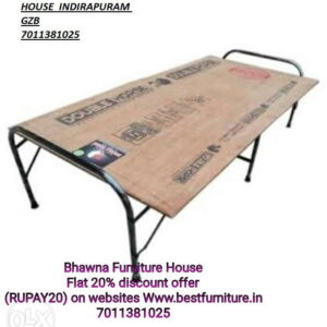 Wooden Folding With Iron Pipe