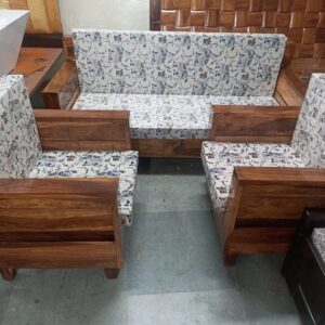 Wooden heavy sofa set solid