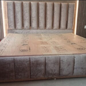 Thik design bed cutting double bed