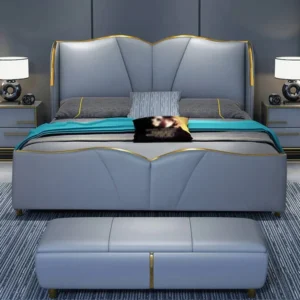 A Bed Wooden Without Storage Seesam Wood