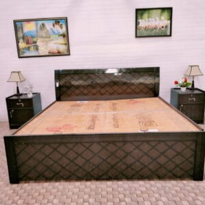 Double Bed Design with Storage