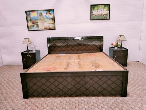 Double Bed Design with Storage